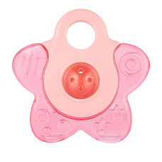 CANPOL BABIES Water Teether with Rattle STAR, 56/161 coral