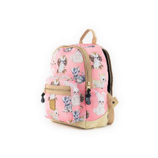 Pick & Pack backpack S CUTE ANIMALS Coral PP16103-48