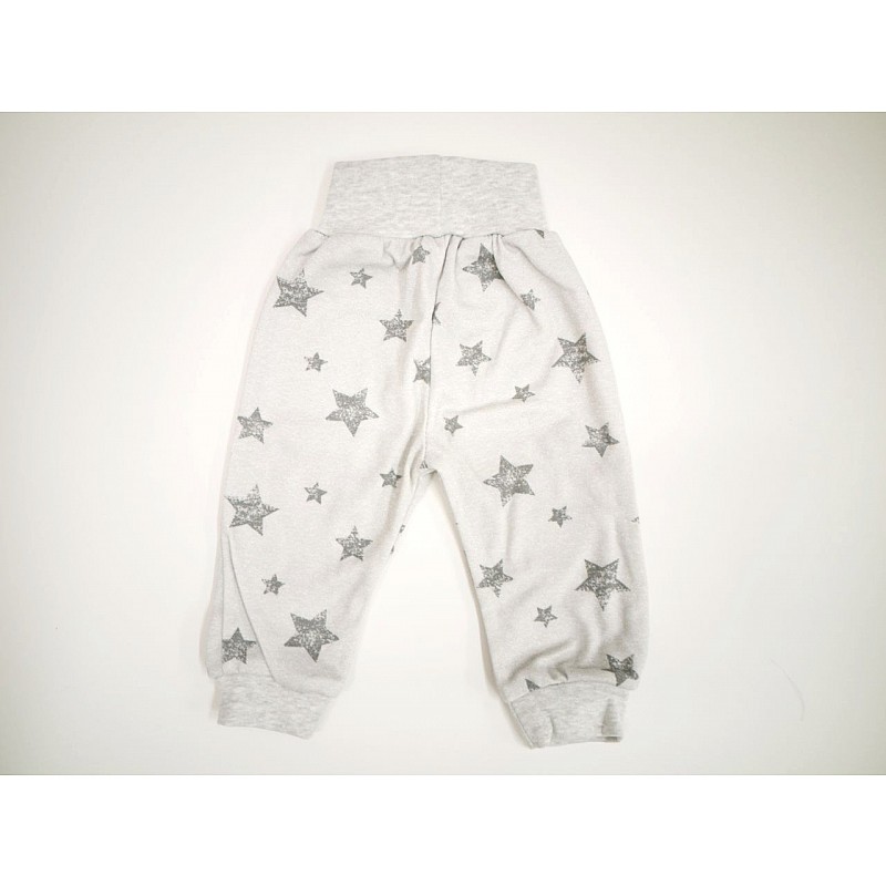 ZUZIA pants 86.size, JEŽ 2219/80 grey/grey stars