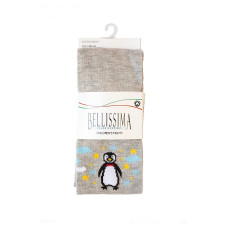 BELLISSIMA Childrens tights 122/128 size, B420 grey/penguin