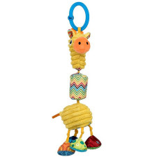 DUMEL Soft toy with a bell GIRAFFE GABI 0m + 80580