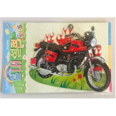 ERJUTOYS 3D wall sticker 16X20 cm JU8467 Motorcycle