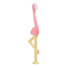 DR.BROWNS Toddler Toothbrush, Flamingo, Pink HG058-P4