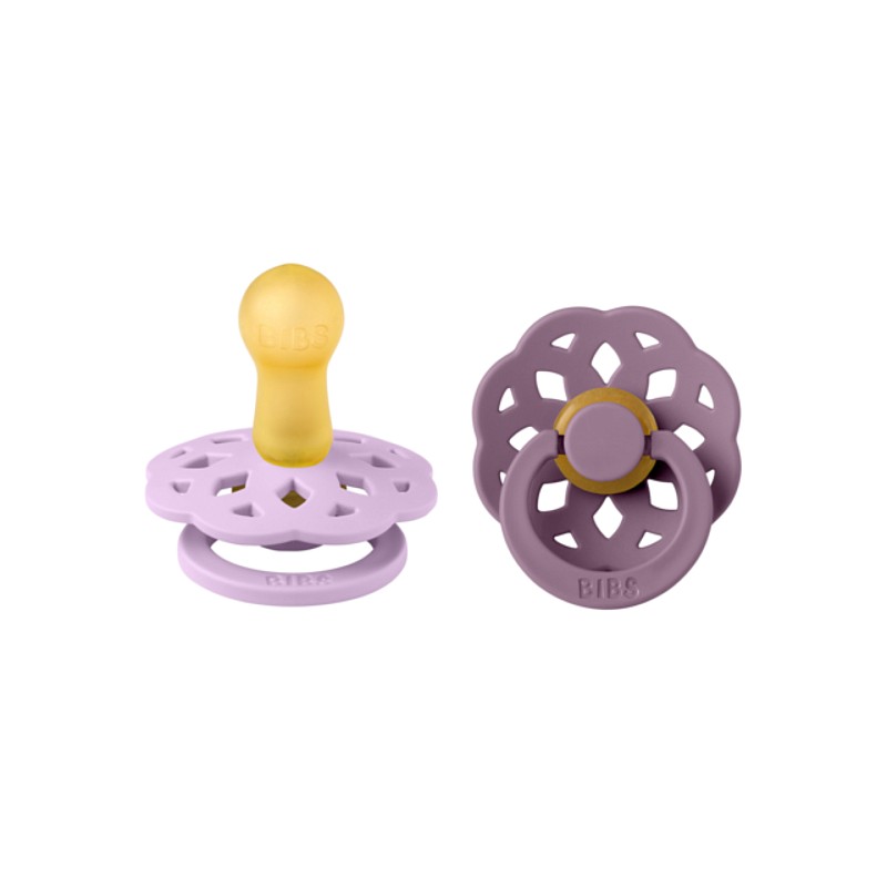 BIBS Boheme pacifiers Violet Sky / Mauve 6-18m., 2 pcs.