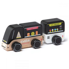 CUBIKA Wooden cars Food truck 18m+ 15542