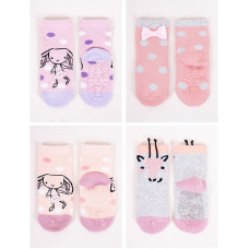 YO BABY SCORPIO Socks 3D 17-19, SK-29/G/SIL/3D