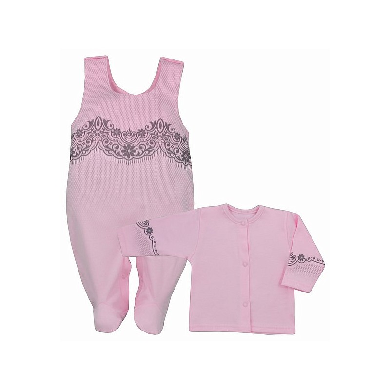 KOALA JUSTIN Romper with blouse size 68 04-886 pink