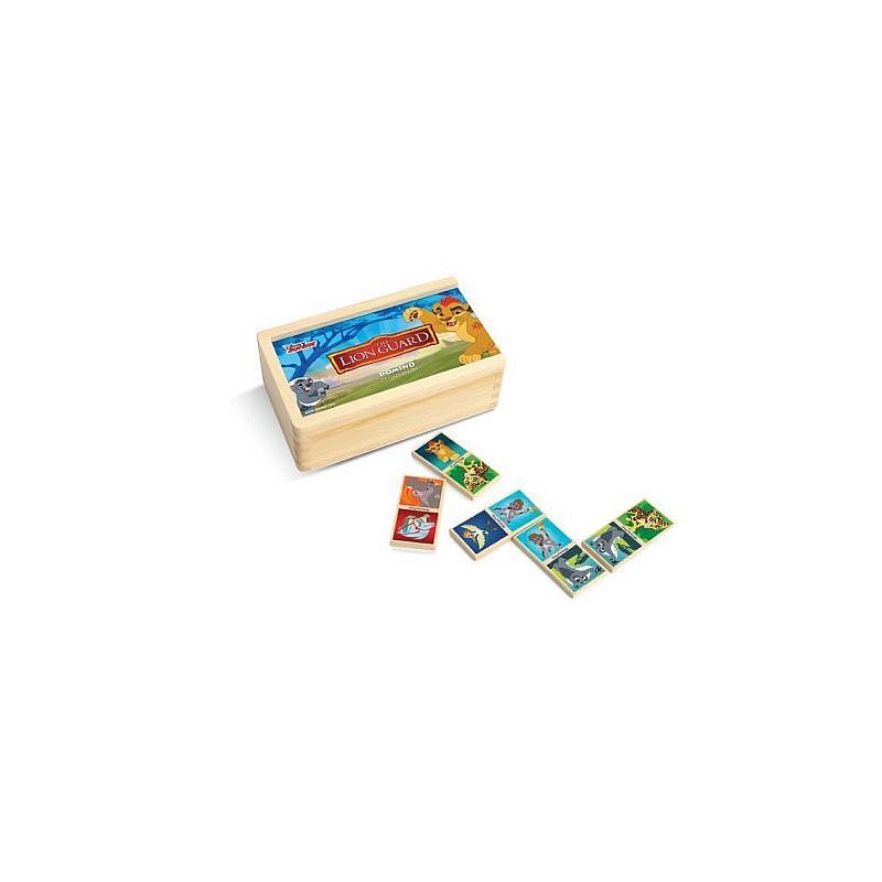 BRIMAREX The Lion Guard Wooden Dominoes 8109_TLG 28elementov