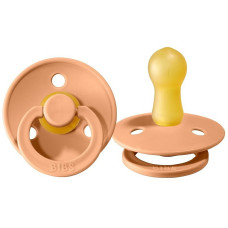 BIBS Pacifier for natural latex 6m+ Peach M