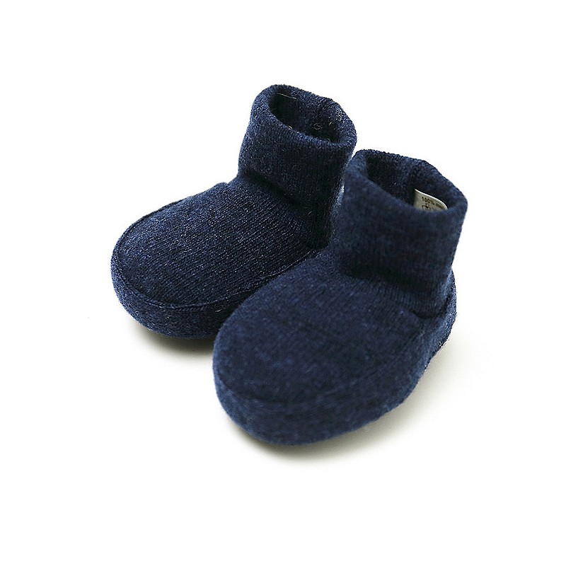 LORITA merino wool Slipper 10cm, 1717 blue