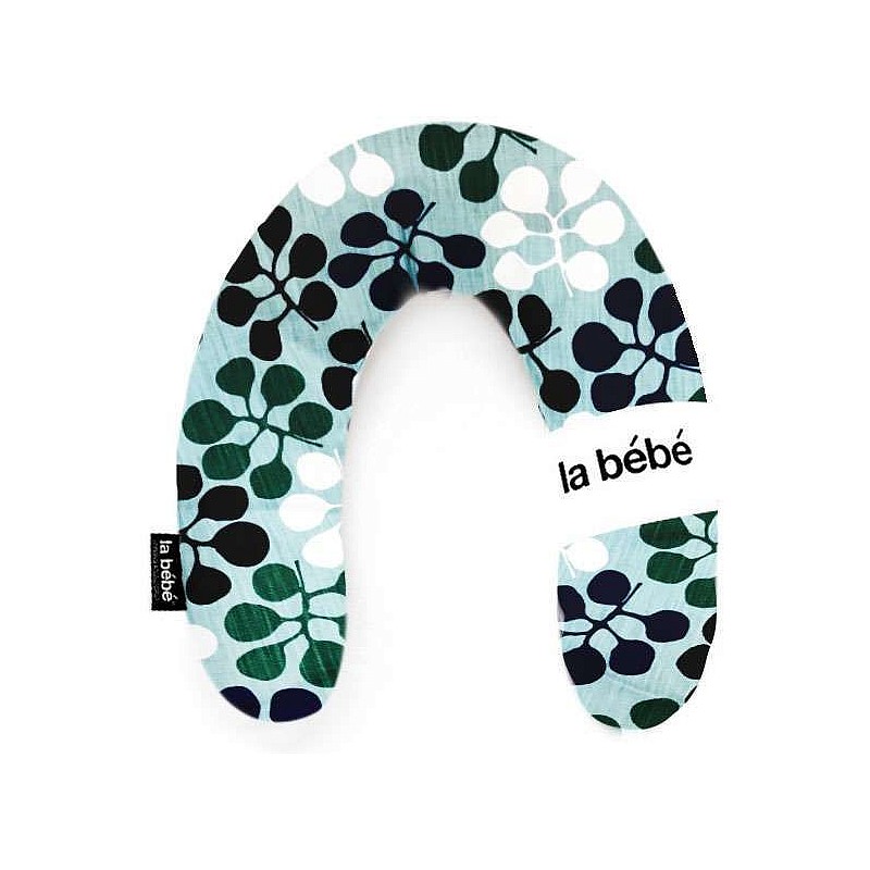 LA BEBE Rich Cotton Horseshoe Blue leaf fall 30x175sm 41695