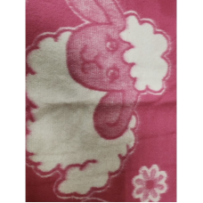 URGA cotton blanket 90x60cm LAMB, pink, SALE