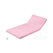 BABYMATEX RESSI folding mattress for travel 120x60x6cm - col.10 pink