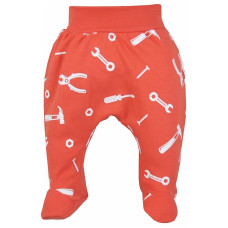 KOALA NARZEDZIA baby pants with feet 56 size, 08-232 peach