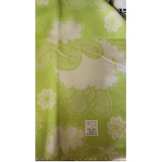 URGA cotton blanket 120x100cm LAMB light green