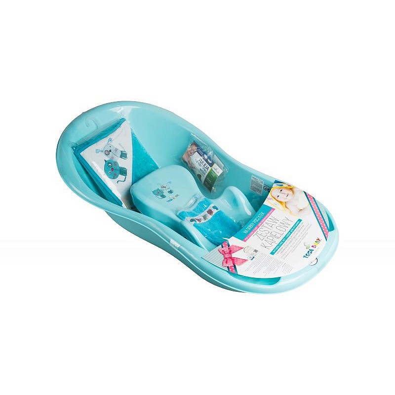 TEGA BABY DOG and CAT kit for bath 102cm PK-102 turquoise