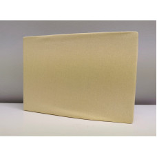 ATK Cotton sheet with waterproof membrane 120x60 cm, col.012 yellow