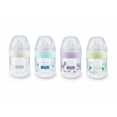 NUK Nature Sense polypropylene bottle with temperature indicator 150 ml, with silicone pacifier S , SP23 10743018