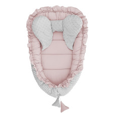 BELISIMA MINKY MYSZKI nest for the newborn, P02-0176 pink