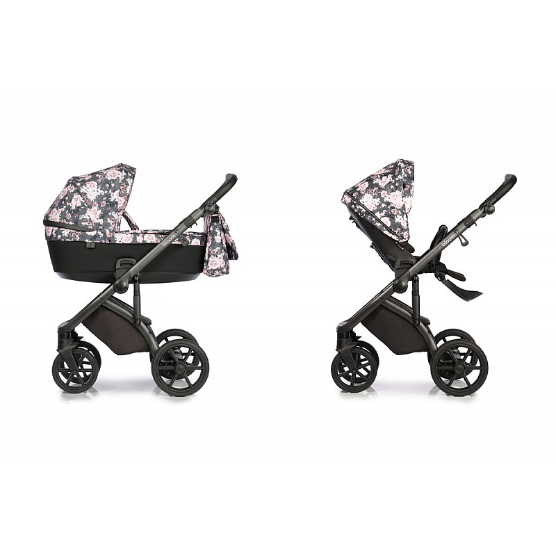 ROAN BLOOM Universal stroller 2in1, Night Flowers