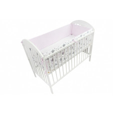 ANKRAS NEW STARS protector for crib rungs 360cm pink