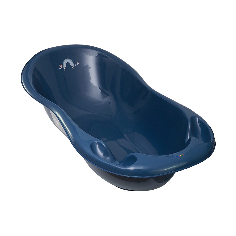 TEGA BABY METEO baby bath with drain, 102 cm, navy, ME-005