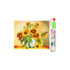 MPORT Diamond mosaic with applicator - "Sunflower"