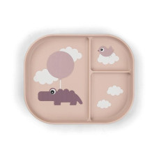 Done by Deer Foodie compartment plate Happy Clouds Powder 284705 SALE