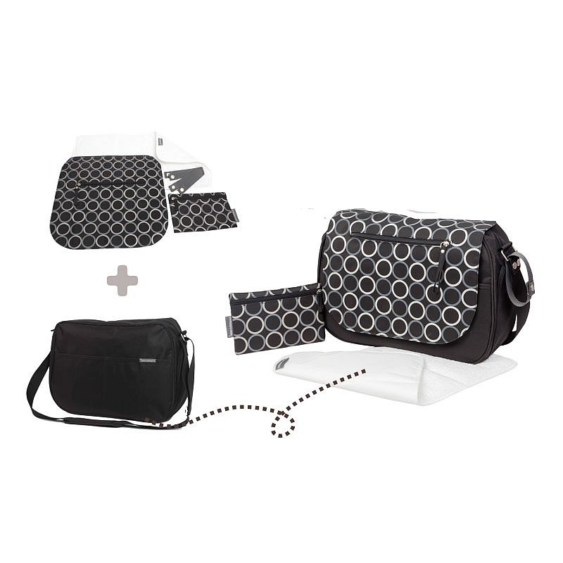 Le Modulo Baby bag with accessories and the upper part, Bubbles