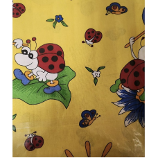 URGA Bed line of 3 parts 135x100cm, LADYBUG , yellow SALE