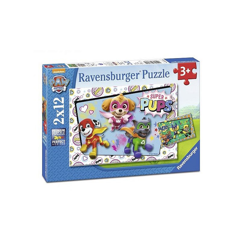 Ravensburger puzle paw Patrol 2x 12gb. R07613