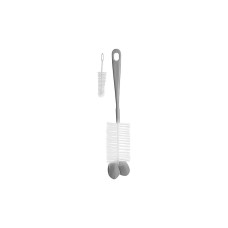 BABYONO Brush for bottles and teats with sponge 720/03 grey