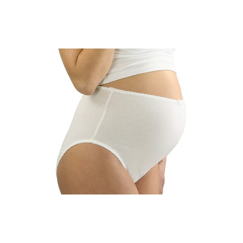 ELAST EWA 0113 Slipper antenatal medical elastic, with high waistline size XL white