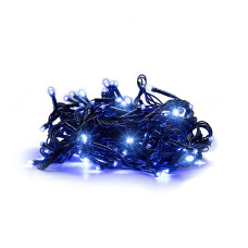 300 LED Christmas lights garland, length 25,5m., blue color