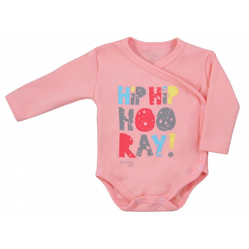 KOALA HIP-HIP body with long sleeves 62 size 08-460 pink