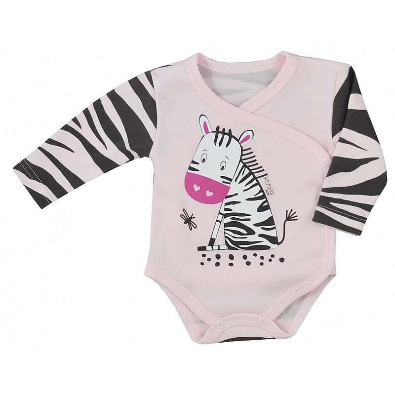 KOALA SAWANNA body with long sleeves 68 size 08-058 pink