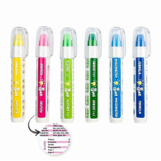 TRENDHAUS For School -  Stackable eraser pen (1 pc., 6 designs) TH959683