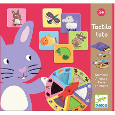 DJECO Tactile Lotto - Animals, DJ08129