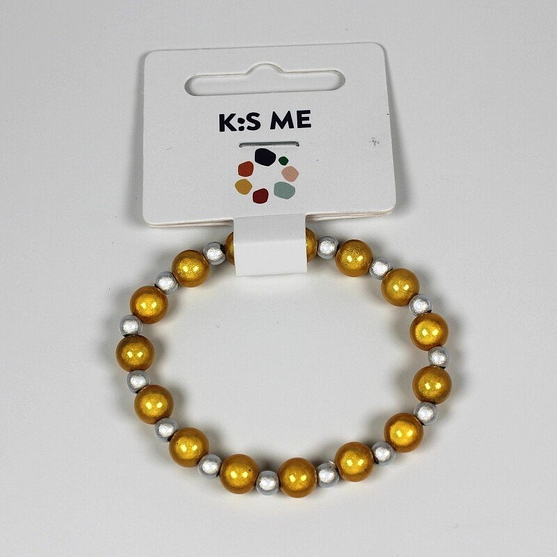 K:S ME Bracelet - Magic pearl - Gold with white K202153