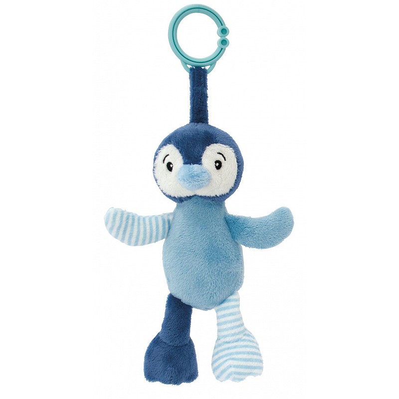 My Teddy soft toy hanging My Penguin blue 25cm PEBC