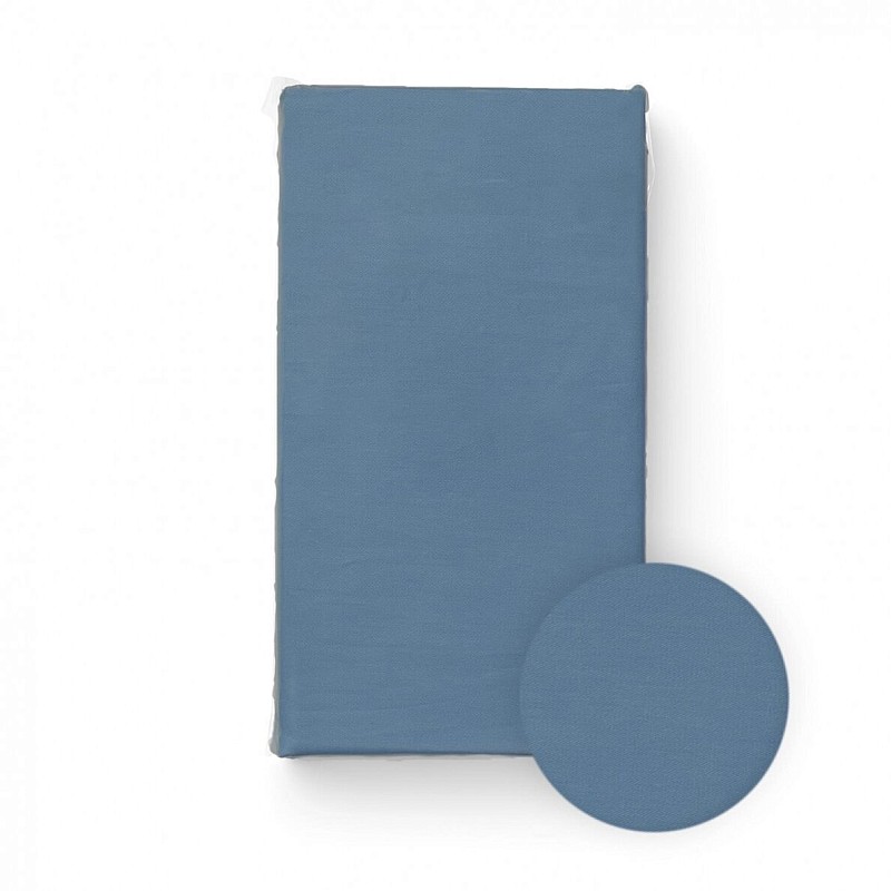 BOCIOLAND jersey bed sheet with elastic band blue BL056