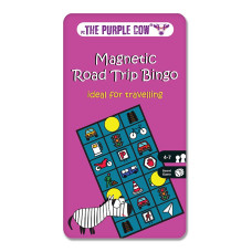 PURPLE COW travel game Magnetic Road Trip Bingo (LT,LV), 573