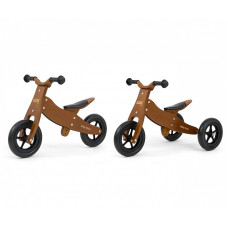 MILLY MALLY COOL Ride on/balance bike 2in1 DARK NATURAL