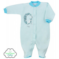 KOALA LESNY PRZYJACIEL long sleeve romper whith feet 68 size 08-675 blue