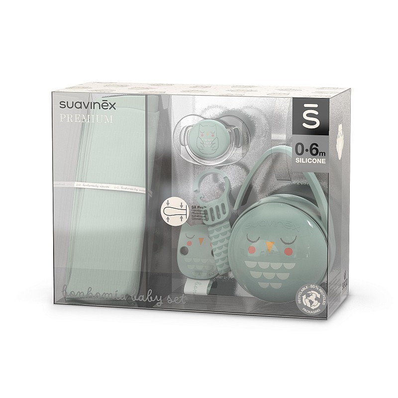 Suavinex gift set Bonhomia Green 268933 (308024)