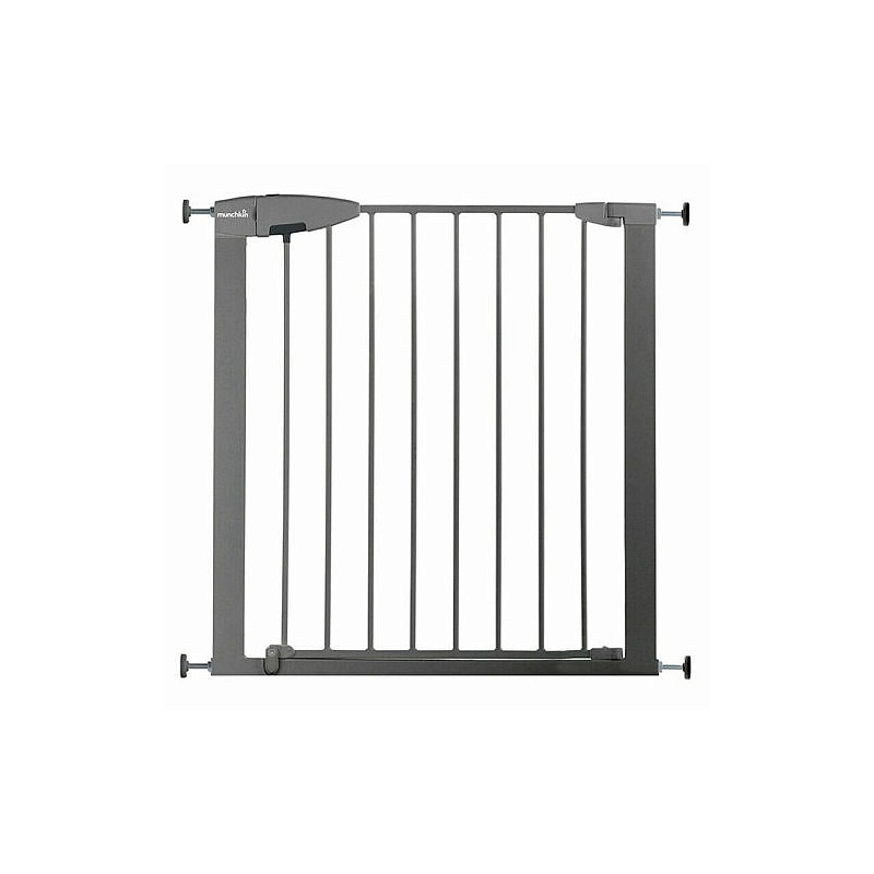 Munchkin 73-79cm Easy Loc Silver Safety Gate 012078