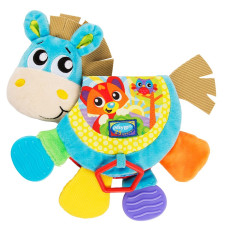 PLAYGRO Musical Clip Clop Teether Book 3m+ 0187552