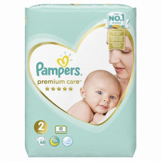 Pampers Premium Care S2, 4-8kg, 68 pcs.