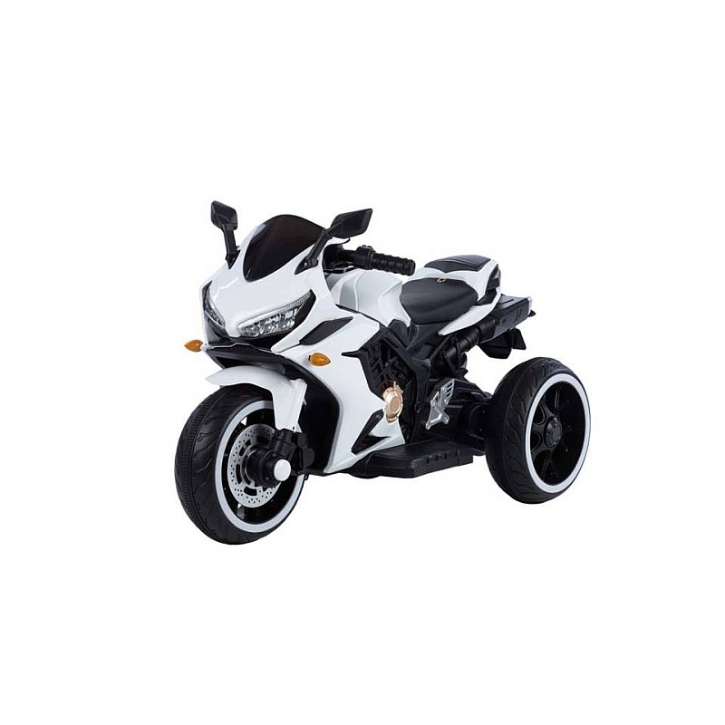 TO-MA children's electric motorcycle T1100/N-518, 6V/7Ah, white