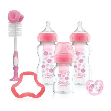 DR.BROWNS OPTIONS+ wide-neck bottle set, pink WB03601-ESX